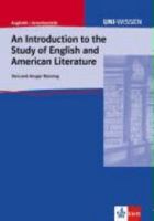 An Introduction to the Study of English and American Literature 3129396195 Book Cover