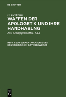 Zur Elementaranalyse Des Kosmologischen Gottesbeweises 3112462939 Book Cover