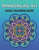 mandela color by number: An Adult Coloring Book with Fun Color by Number Mandalas: An Adult Coloring Book with Fun, Easy, B09TGJJPBC Book Cover