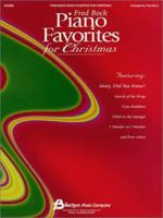 Fred Bock Piano Favorites for Christmas: Piano Solo 0634000195 Book Cover