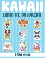 Kawaii Libro de Colorear Para Niños: Un divertido libro de colorear para niños de 4 a 8 años Para niños de 9 a 12 años B08X5ZC7Q1 Book Cover