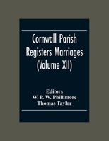 Cornwall Parish Registers Marriages 9354306241 Book Cover