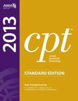 CPT 2013 Standard Edition (Current Procedural Terminology 1603596844 Book Cover