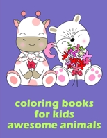 Coloring Books For Kids Awesome Animals: coloring pages, Christmas Book for kids and children 1673843050 Book Cover