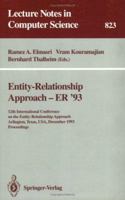 Entity-Relationship Approach-Er '93: 12th International Conference on the Entity-Relationship Approach Arlington, Texas, Usa, December 15-17, 1993 : (Lecture Notes in Computer Science) 3540582177 Book Cover