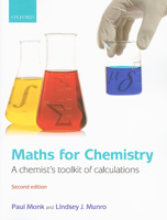 Maths for Chemistry: A Chemist's Toolkit of Calculations 0198717326 Book Cover