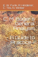 C. M. Boger´s General Analysis - A Guide to Practice - 3982231817 Book Cover