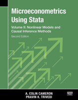 Microeconometrics Using Stata, Second Edition, Volume II: Nonlinear Models and Casual Inference Methods 1597183628 Book Cover