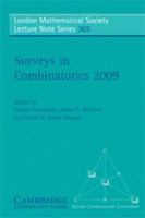 Surveys in Combinatorics 2009 0521741734 Book Cover