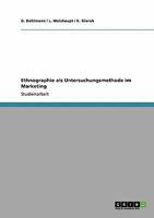 Ethnographie als Untersuchungsmethode im Marketing 3640475488 Book Cover