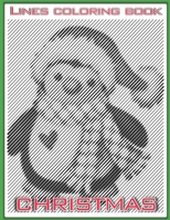 Lines coloring book: Christmas - Dots lines spirals coloring book B09KN81MWM Book Cover