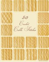 50 Crochet Cable Stitches 1973791293 Book Cover