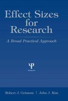 Effect Sizes for Research: Univariate and Multivariate Applications, Second Edition 0805850147 Book Cover