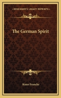 The German Spirit 1432526499 Book Cover