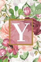 Floral Garden Monogram Letter Y Journal: Lined 6x9 inch Soft Cover Notebook 1673283527 Book Cover