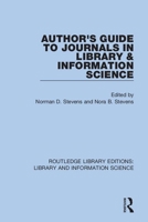 Author's Guide to Journals in Library & Information Science 0367434121 Book Cover