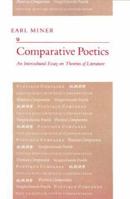 Comparative Poetics 0691014906 Book Cover