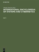 International Encyclopedia of Systems and Cybernetics 3598116306 Book Cover