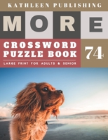 Large Print Crossword Puzzle Books for seniors: adult easy crossword puzzles | More Large Print Crosswords Game | Hours of brain-boosting ... for senior citizens (crossword books quick) 1704890349 Book Cover