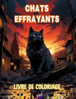 Chats effrayants Livre de coloriage Scènes fascinantes et créatives de chats terrifiants: Incroyable collection de chats tueurs uniques pour stimuler la créativité (French Edition) B0CSM2VLP6 Book Cover