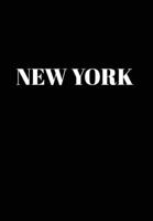 New York Hardcover Black Decorative Book for Decorating Shelves, Coffee Tables, Home Decor, Stylish World Fashion Cities Design 1951373081 Book Cover