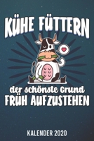 Kalender 2020: Kühe füttern A5 Kalender Planer für ein erfolgreiches Jahr - 110 Seiten (German Edition) 1672819148 Book Cover