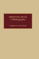 Oriental Rugs 0810828995 Book Cover