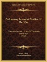 Direct and Indirect Costs of the Great World War 1017322295 Book Cover