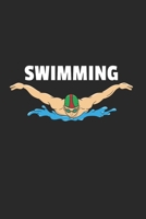 Schwimmen Schwimmer Notizbuch: Schwimmen Schwimmer Notizbuch f�r Liebhaber / Notizheft / Notizblock A5 (6x9in) Dotted Notebook / Punkteraster / 120 gepunktete Seiten 167886160X Book Cover