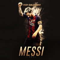 Messi: 2021-2022 Calendar - 12 months - 8.5 x 8.5 glossy paper B091F3MPWM Book Cover