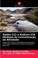 Radon-222 e Radium-226 Medição da Concentração de Atividade 6202717084 Book Cover