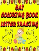 cat coloring book letter tracing B08FTZZQGV Book Cover