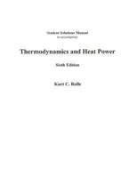 Student Solutions Manual for Thermodynamics and Heat Power 0131710613 Book Cover
