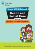 Pearson Revise Btec National Health and Social Care Practice Assessments Plus U1 - 2023 and 2024 Exams and Assessments 1292256680 Book Cover