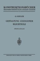 Gestaltung Gezogener Blechteile 3540035869 Book Cover