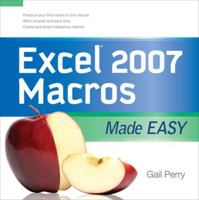 EXCEL 2007 MACROS MADE EASY (Made Easy Series) 0071599584 Book Cover