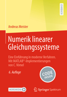 Numerik linearer Gleichungssysteme: Eine Einführung in moderne Verfahren. Mit MATLAB®-Implementierungen von C. Vömel (German Edition) 3658491353 Book Cover