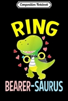Composition Notebook: Ring Bearer Dinosaur Wedding Gift For Men Women Kids Journal/Notebook Blank Lined Ruled 6x9 100 Pages 1673652263 Book Cover