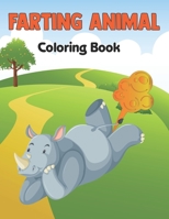 Farting Animal Coloring Book: 50 cute animals that fart coloring book for adults and kids | Funny & Cute cat, unicorns, dog, sloth and More - Gift for Men and Women.Volume-1 B0914WWGJJ Book Cover