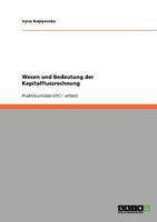 Wesen und Bedeutung der Kapitalflussrechnung 3638713555 Book Cover