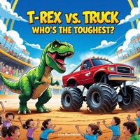 T-Rex vs. Truck: Who’s the Toughest?: A Fun and Fierce Showdown Between a Dinosaur and a Monster Truck! B0FDG7WJDL Book Cover