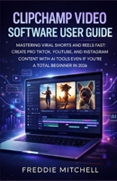 CLIPCHAMP VIDEO SOFTWARE USER GUIDE: MASTERING VIRAL SHORTS AND REELS FAST: CREATE PRO TIKTOK, YOUTUBE, AND INSTAGRAM CONTENT WITH AI TOOLS EVEN IF YOU'RE A TOTAL BEGINNER IN 2026 B0GDNN3N4J Book Cover
