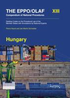 The Eppo/Olaf Compendium of National Procedures: Hungary: Desktop Codes on the Procedural Law of the Member States with Annotations by National Expert 3832559388 Book Cover