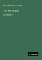Paul and Virginia: in large print 3388062129 Book Cover