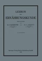 Lexikon Der Ernahrungskunde 3709121272 Book Cover