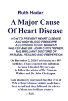 A Major Cause of Heart Disease 0991433297 Book Cover