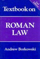 Textbook on Roman Law 0199276072 Book Cover