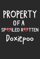 Property Of A Spoiled Rotten Doxiepoo: Lined Journal, 120 Pages, 6 x 9, Doxiepoo Dog Gift Idea, Black Matte Finish (Property Of A Spoiled Rotten Doxiepoo Journal) 1706971095 Book Cover