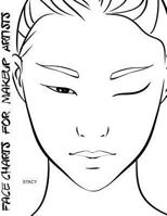 Face Charts for Makeup Artists Stacy 1983883085 Book Cover