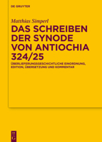 Das Schreiben der Synode von Antiochia 324/25 3111340295 Book Cover